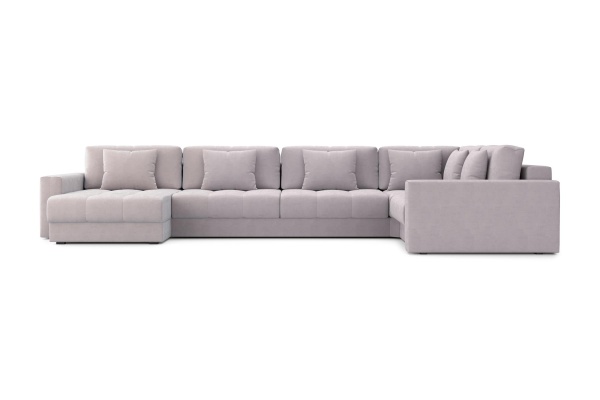 Диван п-образный тик-так Монарх бежевый