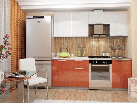 Кухонный Гарнитур София Олива Металлик 2100 мм